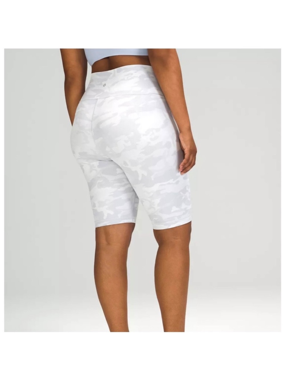 Lululemon Ribbed High Rise Wunder Under Short 10"